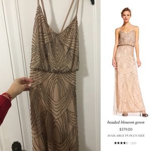 Adrianna Papell beaded dress